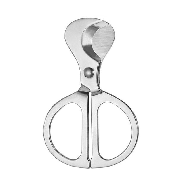 Portable Pill Cutter Stainless Steel Cigar Dispensing Scissors, Oval Handle, Oval Handle+Silicone Case, Round Handle Silver, Round Hanlde Gold