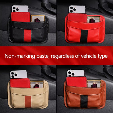 Multifunctional Car-Mounted Adhesive Mesh Bag For Storage Hanging Bags
