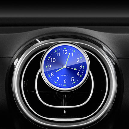 Car Digital Electronic Quartz Luminous Clock, Ruby Red, Ruby Blue, Gold, White, Silver, Black, Ruby Red+Air Outlet Clip, Ruby Blue+Air Outlet Clip, Gold+Air Outlet Clip, White+Air Outlet Clip, Silver+Air Outlet Clip, Black+Air Outlet Clip