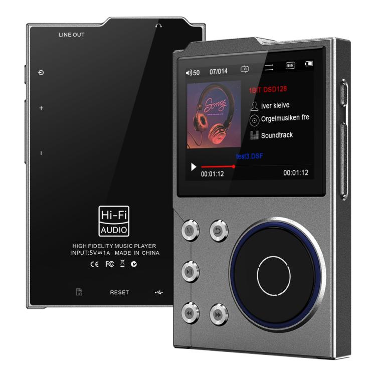 2.4 Inch HIFI Bluetooth Music Player DSD256 Mastering Sound Quality Walkman, 16GB, 16GB+8GB, 16GB+16GB, 16GB+32GB