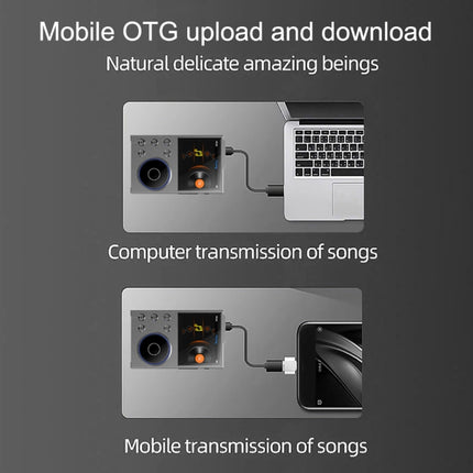 2.4 Inch HIFI Bluetooth Music Player DSD256 Mastering Sound Quality Walkman