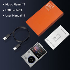 2.4 Inch HIFI Bluetooth Music Player DSD256 Mastering Sound Quality Walkman, 16GB, 16GB+8GB, 16GB+16GB, 16GB+32GB