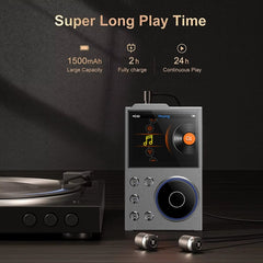 2.4 Inch HIFI Bluetooth Music Player DSD256 Mastering Sound Quality Walkman, 16GB, 16GB+8GB, 16GB+16GB, 16GB+32GB