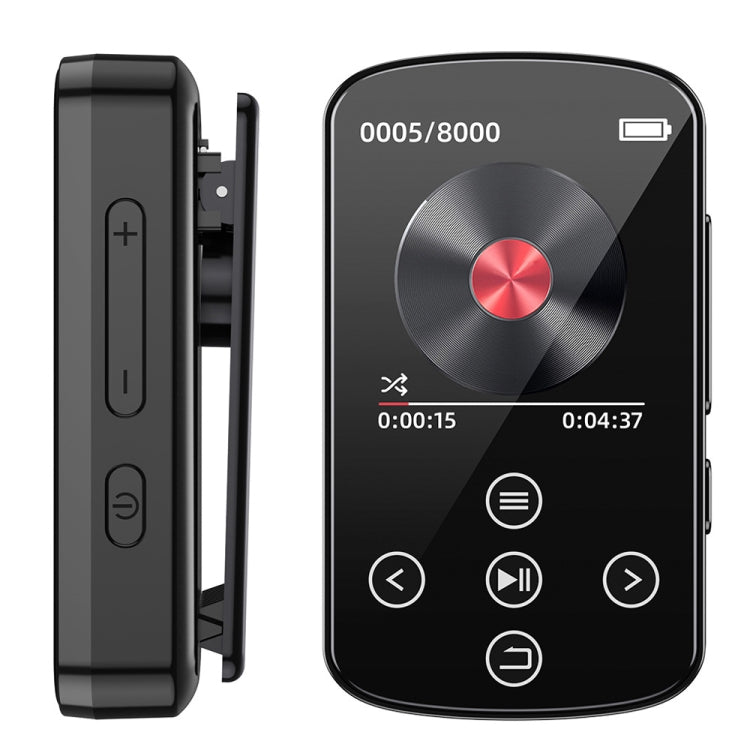 MP3 Bluetooth Music Player HIFI Sports Clip Touch Screen MP4, No TF Card, 8GB, 16GB, 32GB, 64GB, 128GB