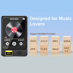 MP3 / MP4 Music Player Bluetooth Radio E-book Playback Walkman, No TF Card, 8GB, 16GB, 32GB, 64GB, 128GB