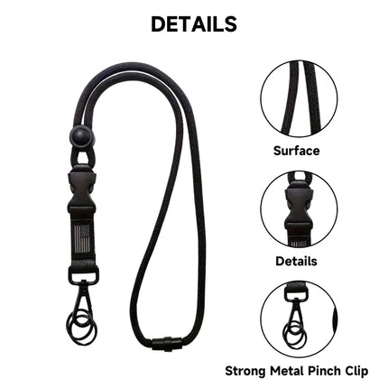 Heavy Duty Badge ID Lanyard Buckle Student Teacher Doctor Hook