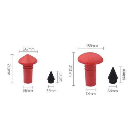 Motorcycle Electric Vehicle Tire Repair Rubber Mushroom Nail Tire Repair Tools, 90pairs /Pack S, 90pairs /Pack L