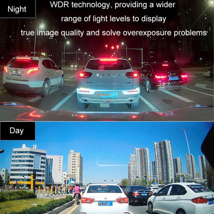 Car HD WIFI Interconnected Triple Camera Driving Recorder