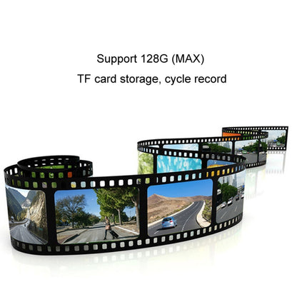 Car HD WIFI Interconnected Triple Camera Driving Recorder