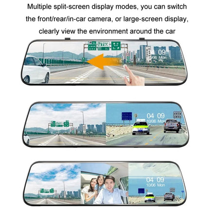 Car HD WIFI Interconnected Triple Camera Driving Recorder