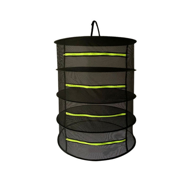 60cm Foldable Hanging Herb Plant Drying Net With Zipper, 2 Layer, 4 Layer, 6 Layer, 8 Layer