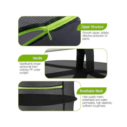 60cm Foldable Hanging Herb Plant Drying Net With Zipper, 2 Layer, 4 Layer, 6 Layer, 8 Layer