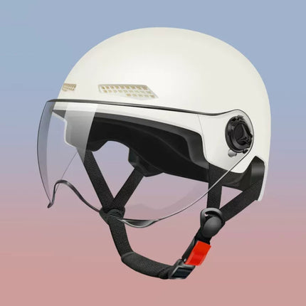 Electric Vehicle Helmet Lightweight Sun Protection Helmet, Black Transparent, White Transparent, Khaki Transparent, Pink Transparent, Gray Transparent, Black Brown, White Brown, Khaki Brown, Pink Brown, Gray Brown