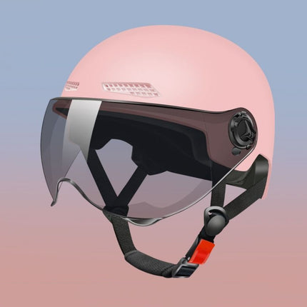 Electric Vehicle Helmet Lightweight Sun Protection Helmet, Black Transparent, White Transparent, Khaki Transparent, Pink Transparent, Gray Transparent, Black Brown, White Brown, Khaki Brown, Pink Brown, Gray Brown