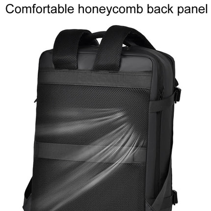 WEIXIER B726 Simple Expandable Double-Shoulder Backpack Large Capacity Business Casual Bag