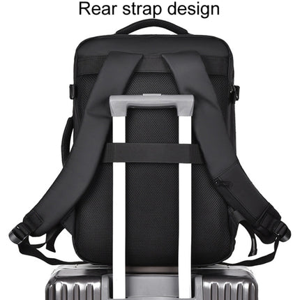 WEIXIER B726 Simple Expandable Double-Shoulder Backpack Large Capacity Business Casual Bag