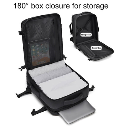 WEIXIER B726 Simple Expandable Double-Shoulder Backpack Large Capacity Business Casual Bag