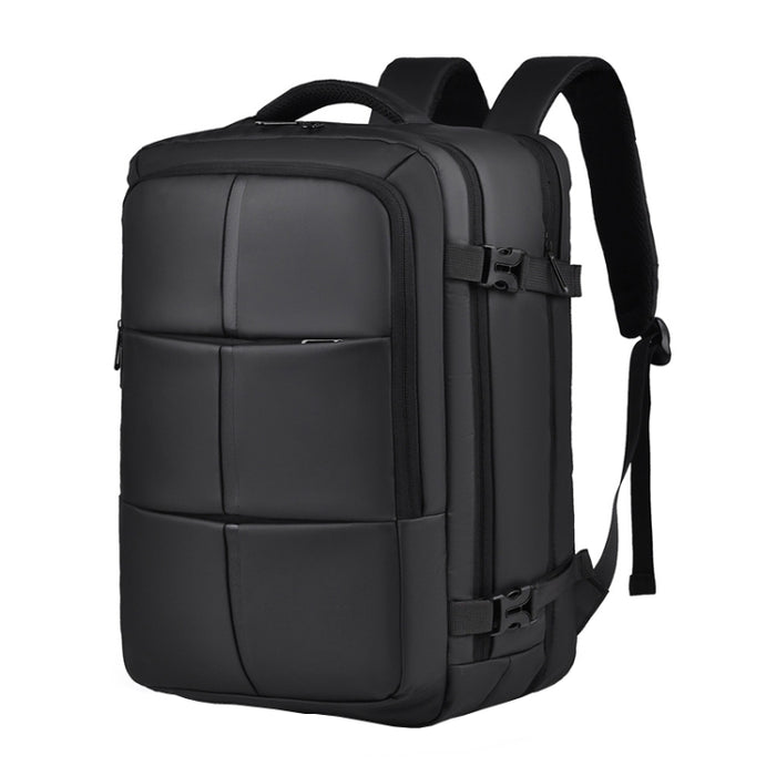 WEIXIER B724 Business Large Capacity Double-Shoulder Commuter Computer Bag Expandable Travel Backpack