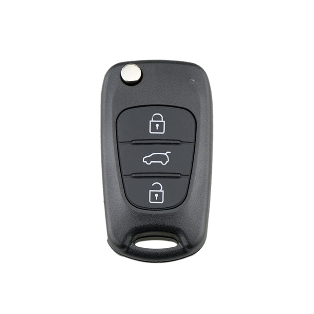 For Hyundai / Kia 3-Button Folding Car Key Shell, SUV Key, Horn Key, Sedan Hold Key