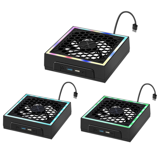 For Microsoft XBOX Series X Top Colorful Cooling Fan 3 Adjustable Speed, SY-XSX-818