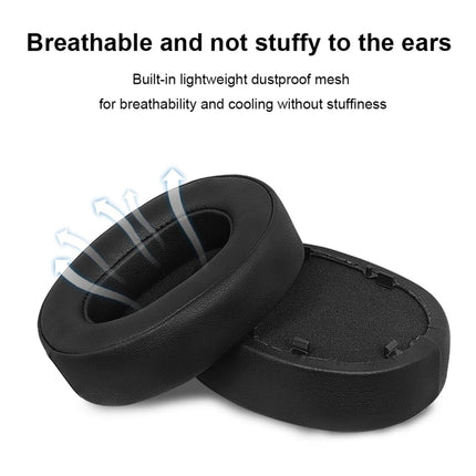 1pair For Sony WH-1000XM5 Headphone Leather Sponge Cover Earmuffs, Black, White, Red, Beige, Dark Blue