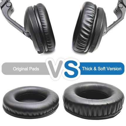 1pair Headphone Leather Sponge Cover Earmuffs For Pioneer HDJ-X5 / HDJ-X7 / HDJ-X10