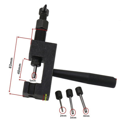 Motorcycle / Beach Bike / Bicycle Repair Universal Chain Removal Tool Set, 14pcs / Set