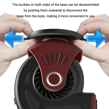 Portable Car Heater Small Fan Defogger, 12V Black, 12V Red, 24V Black, 24V Red