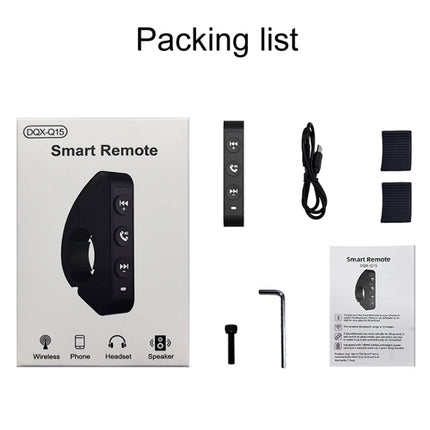 Q15 Motorcycle Riding Wireless Bluetooth Handlebar Control Phone Button Remote Controller, Q15