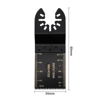 2pcs Trimmers High Carbon Steel Straight Saw Blade For Multi Tool, Small Teeth, 45mm Fine Teeth