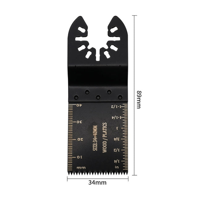 2pcs Trimmers High Carbon Steel Straight Saw Blade For Multi Tool, Small Teeth, 45mm Fine Teeth