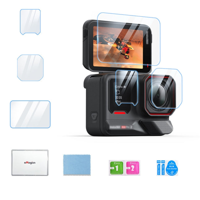 For Insta360 Ace Pro 2 aMagisn Tempered Glass Screen Protector
