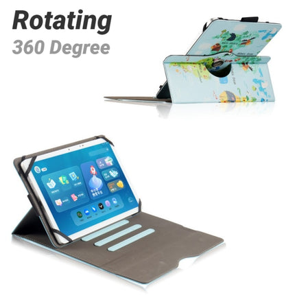 For UMIDIGI G1 Tab 10-11 inch Universal 360 Degree Rotation Leather Tablet Case