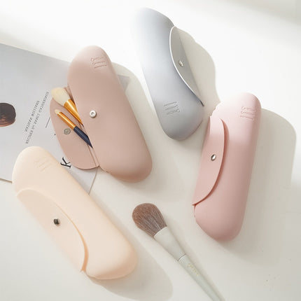 Silicone Makeup Brush Storage Bag Portable Travel Storage Bag Large Capacity Cosmetic Organizer