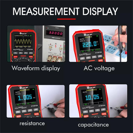 TOOLTOP 2 In 1 DIY Oscilloscope Mini Multimeter