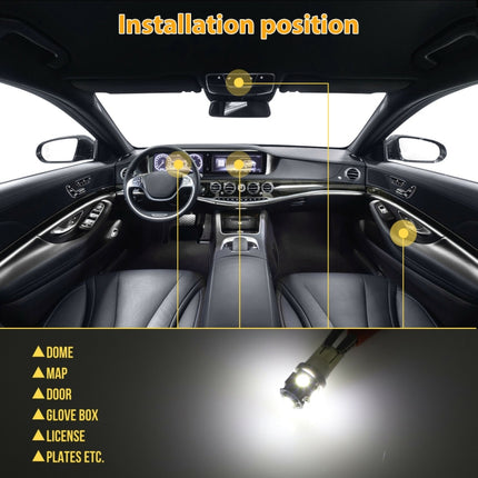 42pcs/Set Car Interior Reading LED Light Combination Set, 42pcs/Set