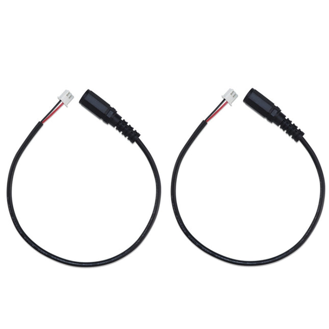 2pcs DC 5.5 X 2.1mm Female To XH2.54 Terminal Motherboard Connection Cable