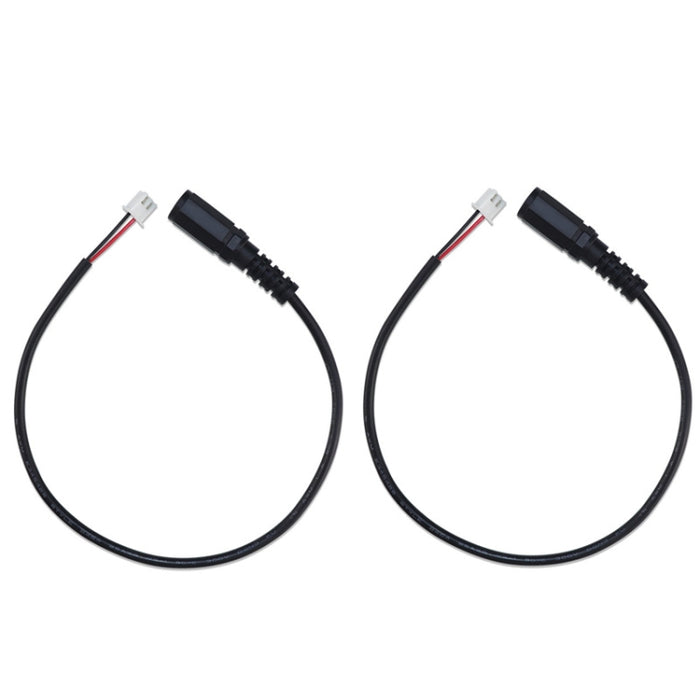 2pcs DC 5.5 X 2.1mm Female To XH2.54 Terminal Motherboard Connection Cable