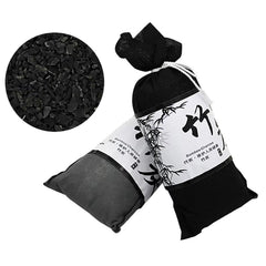 3Bags Bamboo Charcoal Air Purifying Bag For Refrigerators Wardrobes Car Formaldehyde Odor Removal Pack