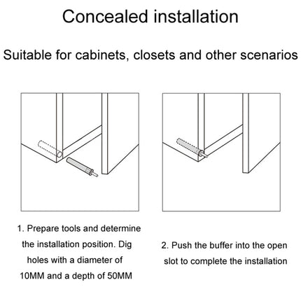 3pcs Cabinet Door Bouncing Anti-Collision Mute Cushion Damper