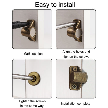Household Cabinet Door Magnetic Suction Buckle Bumper Ball Adhesive Coupler