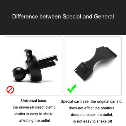 For Mercedes-Benz Left-Handed Drive Mobile Phone Holder Car Air Outlet Base, 20-23 GLA/20-23 B-Class, 20-23 GLB, 20-23 GLE/20-23 GLS, 21-23 S-Class, 22-23 C-Class