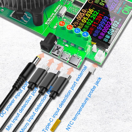 ATORCH Voltage Digitally Controlled Adjustable Constant Current Discharge Load Aging Tester, US Plug