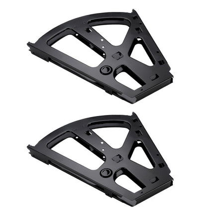 1pair Concealed Shoe Rack Cold Rolled Steel Flap Mounting Fittings, Single Layer Black, Single Layer Gray, Double Layer Black, Double Layer Gray, Three Layer Black, Three Layer Gray