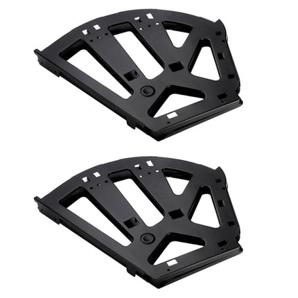 1pair Concealed Shoe Rack Cold Rolled Steel Flap Mounting Fittings, Single Layer Black, Single Layer Gray, Double Layer Black, Double Layer Gray, Three Layer Black, Three Layer Gray