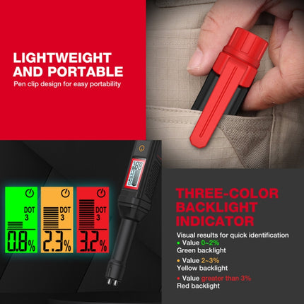 HABOTEST HT663 Motorcycle Vehicle Brake Fluid Moisture Detection Pen, HT663