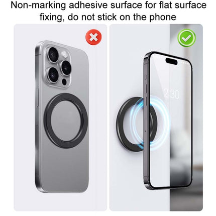 Magnetic Wall Mount Zinc Alloy Car Phone Holder Mobile Phone Magnetic Ring, Zinc Alloy Magnetic