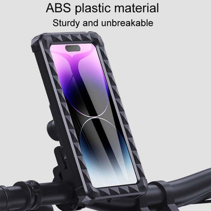 Bicycle Fixed Rotatable Waterproof Cell Phone Navigation Bracket, Handlebar Model, Rearview Mirror Model