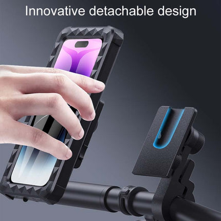 Bicycle Fixed Rotatable Waterproof Cell Phone Navigation Bracket, Handlebar Model, Rearview Mirror Model