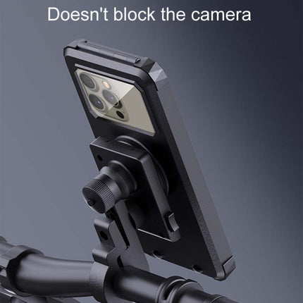 Bicycle Fixed Rotatable Waterproof Cell Phone Navigation Bracket, Handlebar Model, Rearview Mirror Model